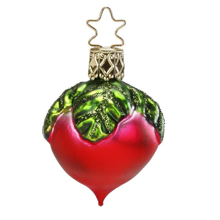 Robust Raddish Christmas Ornament Inge-Glas 1-030-13