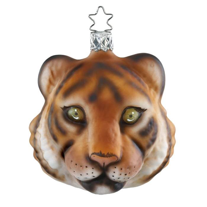 Jungle Tiger Christmas Ornament Inge-Glas 1-102-16
