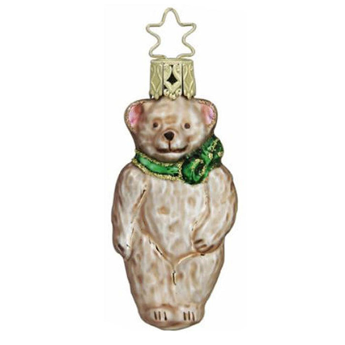 Old Friend Teddybear Christmas Ornament Inge-Glas of Germany 1-122-07