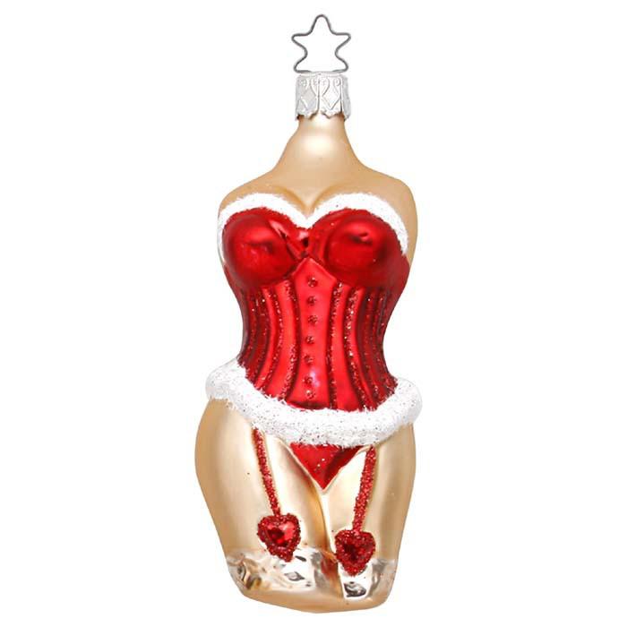 Christmas Corsette Christmas Ornament Inge-Glas 1-165-13