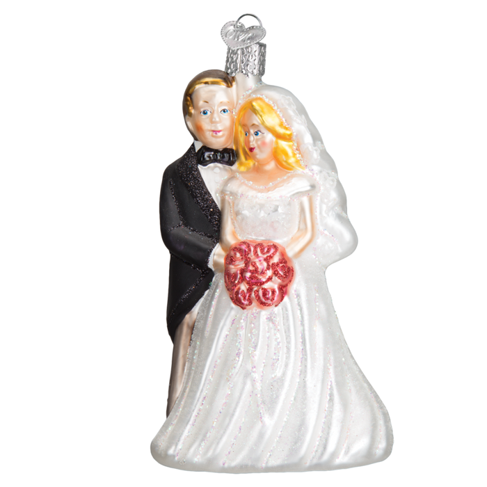 Bridal Couple 10163 Christmas Ornament from Old World Christmas