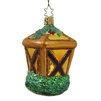 Warm Welcome Lantern Christmas Ornament Inge-Glas of Germany 1-062-04