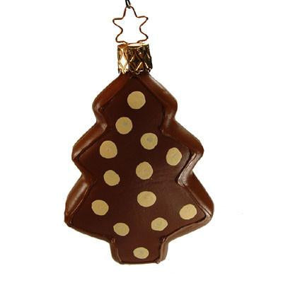 Choco Dots Chocolate Christmas Tree Ornament Inge-Glas of Germany 1-104-09