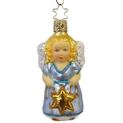 Star Shine Angel Christmas Ornament Inge-Glas 1-205-09