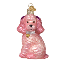 Pink Poodle 12513 Old World Christmas Ornament