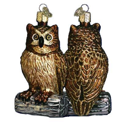 Wise Old Owl 16019 Ornament Old World Christmas
