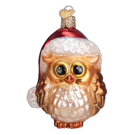 Santa Owl 16098 Old World Christmas Ornament