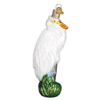 Great Egret 16116 Old World Christmas Ornament