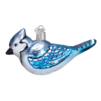 Bright Blue Jay 16121 Old World Christmas Ornament