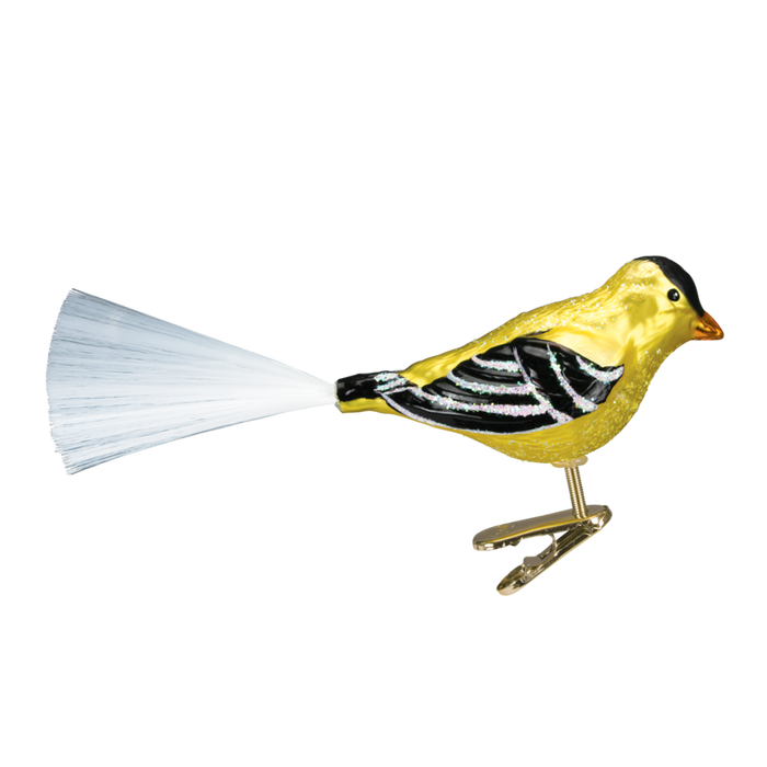 Western Goldfinch 18038 Old World Christmas Ornament