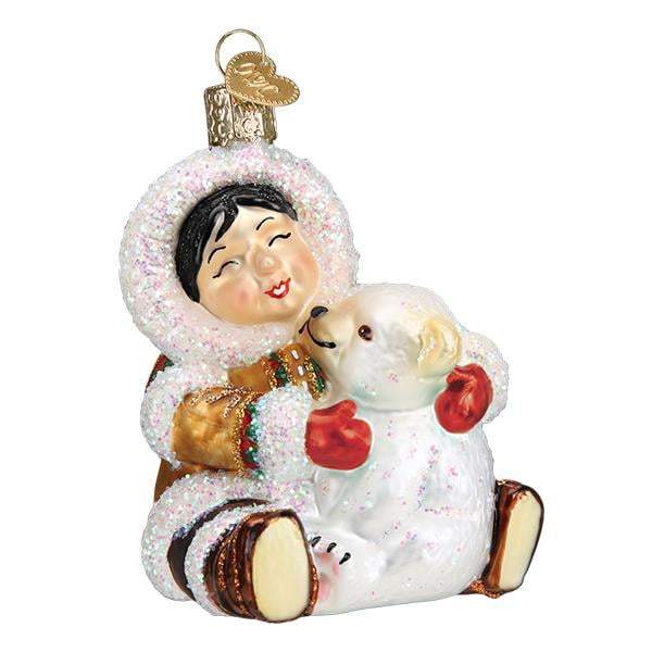 Eskimo Giggles 24189 Old World Christmas Ornament
