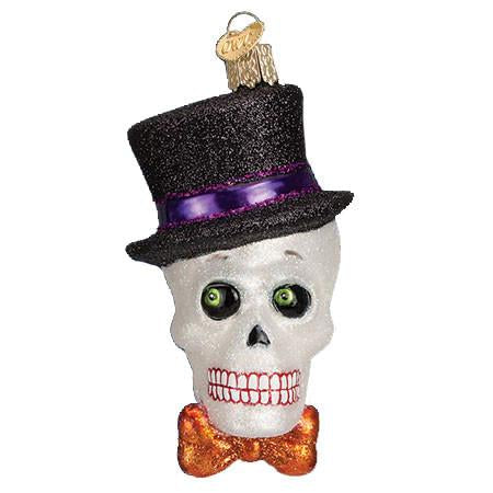 Top Hat Skeleton 26068 Old World Christmas Ornament