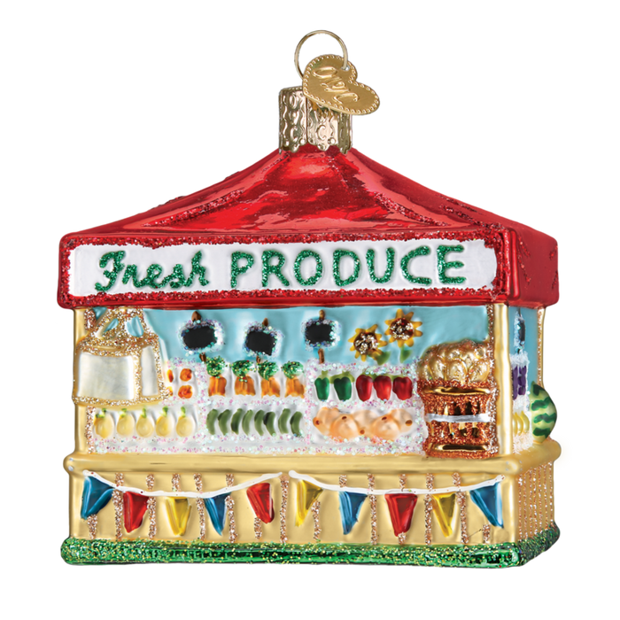 Farmer's Market Stand 28122 Old World Christmas Ornament