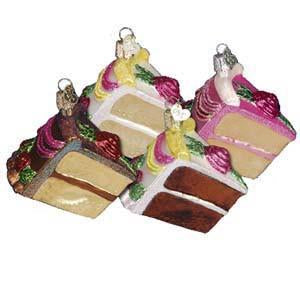 Piece of Cake 32038 Old World Christmas Ornament Assorted