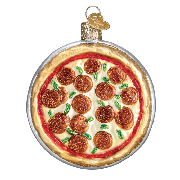 Pizza Pie 32350 Old World Christmas Ornament