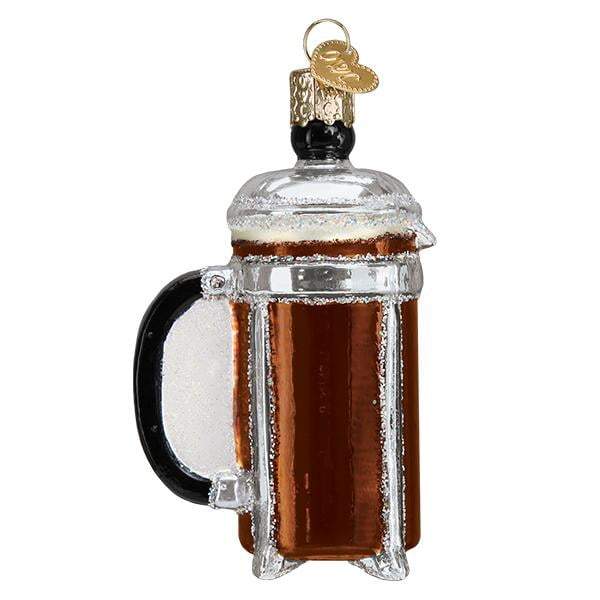 French Coffee Press 32366 Old World Christmas Ornament