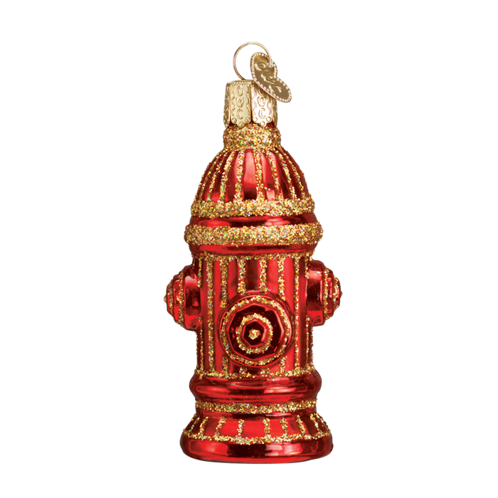 Fire Hydrant 36038 Old World Christmas Ornament