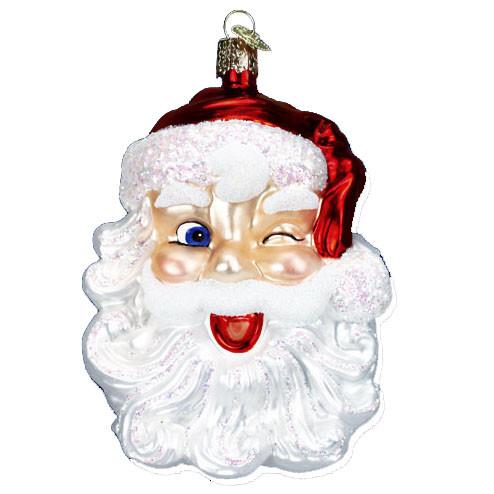 Winking Santa 40114 Old World Christmas Ornament
