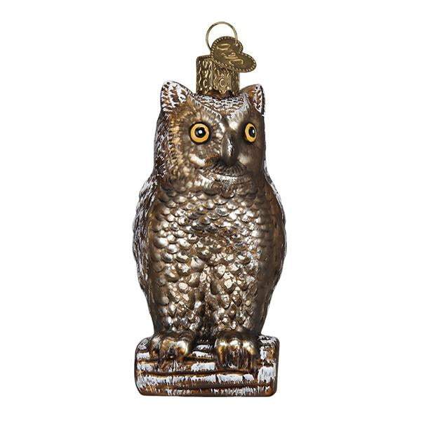 Vintage Wise Old Owl Old World Christmas Ornament 51003