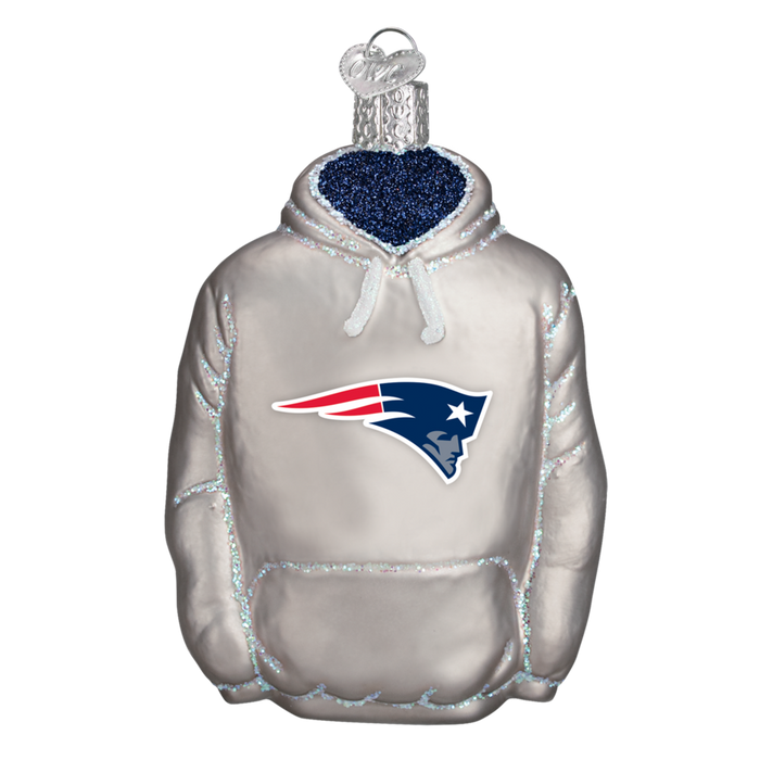 New England Patriots Hoodie 72003 Old World Christmas Ornament