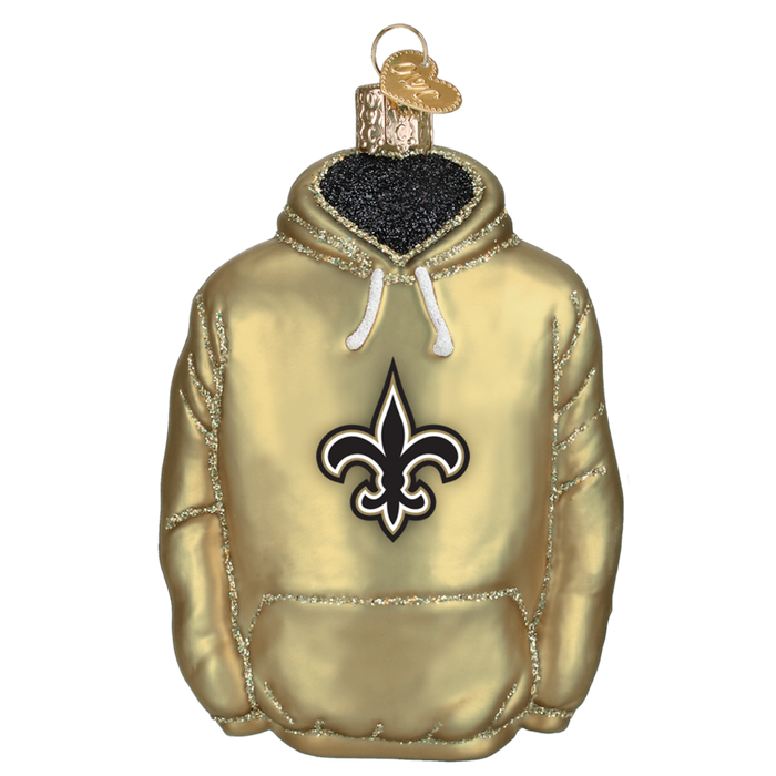 New Orleans Saints Hoodie 72103 Old World Christmas Ornament