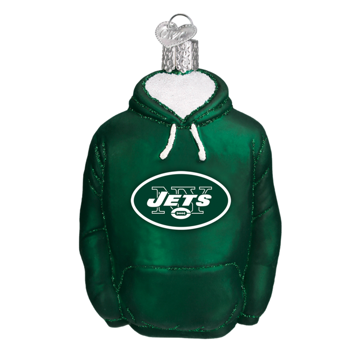 New York Jets Hoodie 72303 Old World Christmas Ornament