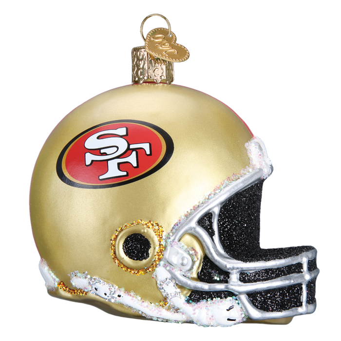 San Francisco 49ERS Helmet 72817 Old World Christmas Ornament