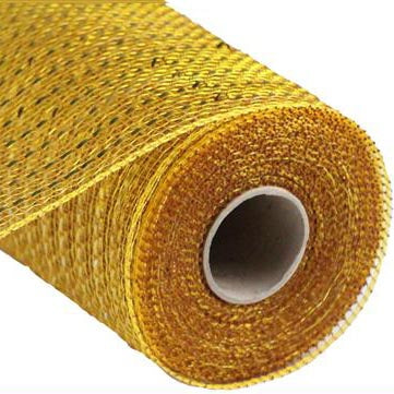 10" Gold Brown New Wide Foil Mesh RE136608