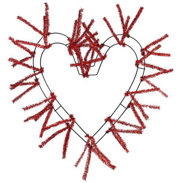 18" Heart Form Red Metallic Pencil XX764924