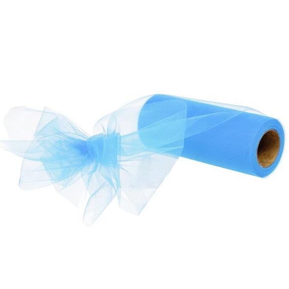 6" Turquoise Nylon Tulle RC126632