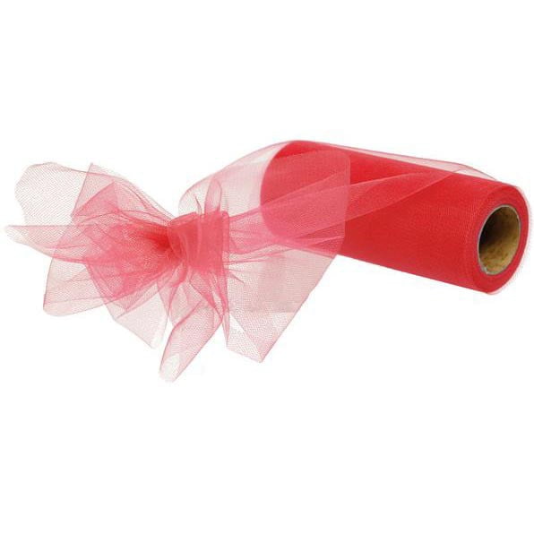 6" Coral Nylon Tulle RC126641