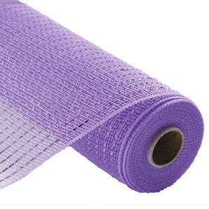 21" Lavender Wide Foil Deco Poly Mesh RE106613