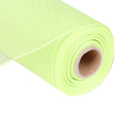 10" Apple Green Deco Poly Mesh RE130256