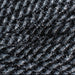 A close-up of the Tinsel Flex Tubing Black Silver RE3542E1 reveals a grid-like design with interwoven threads. The material resembles metallic tinsel, blending shiny and matte fibers for a textured appearance with a slight sheen.