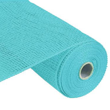 10" Turquoise Poly Burlap Mesh RP810082