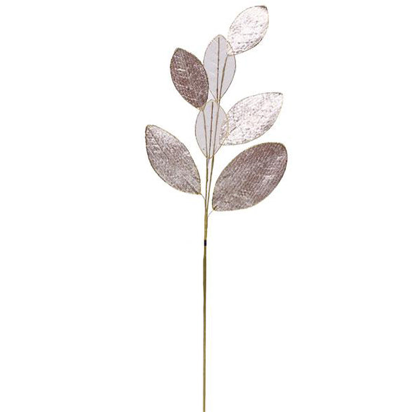 29" Rose Gold Magnolia Leaf Spray XS7501E4