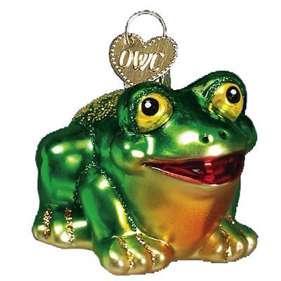 Hop-Along Frog Old World Christmas 12166