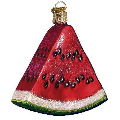 Watermelon Wedge Old World Christmas Ornament 28062